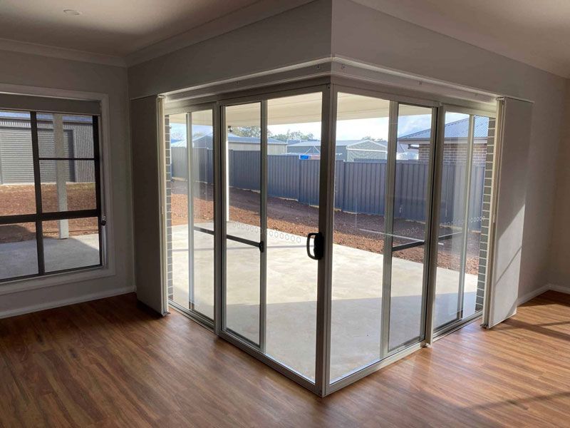 View of outroom through sliding door — Sliding Doors in Tamworth, NSW
