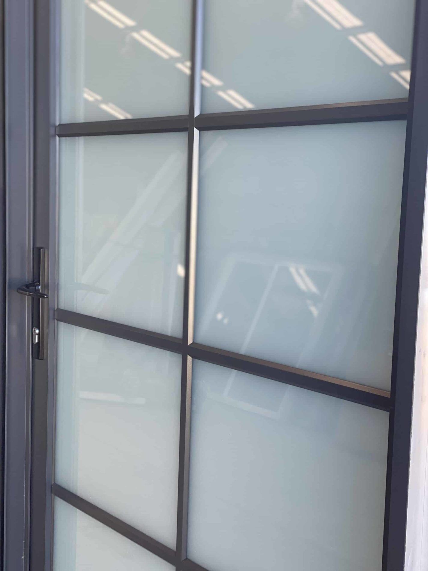 Door with glass — Front Doors in Tamworth, NSW