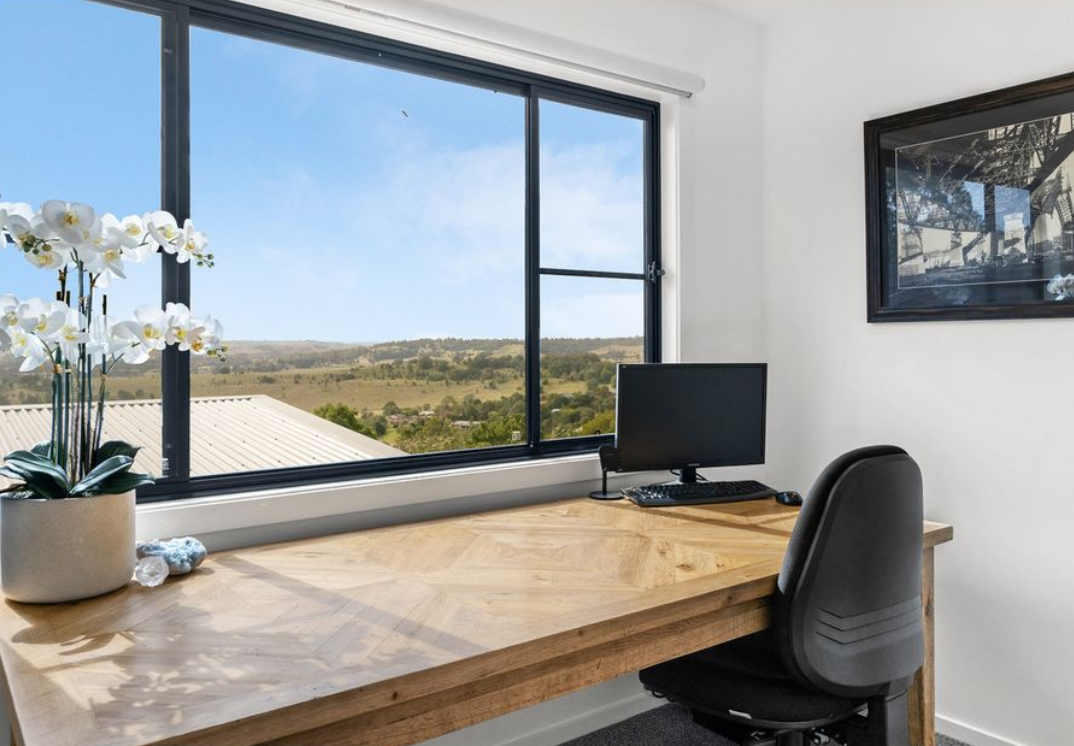 White aluminum sliding glass window —Sliding Windows in Tamworth, NSW