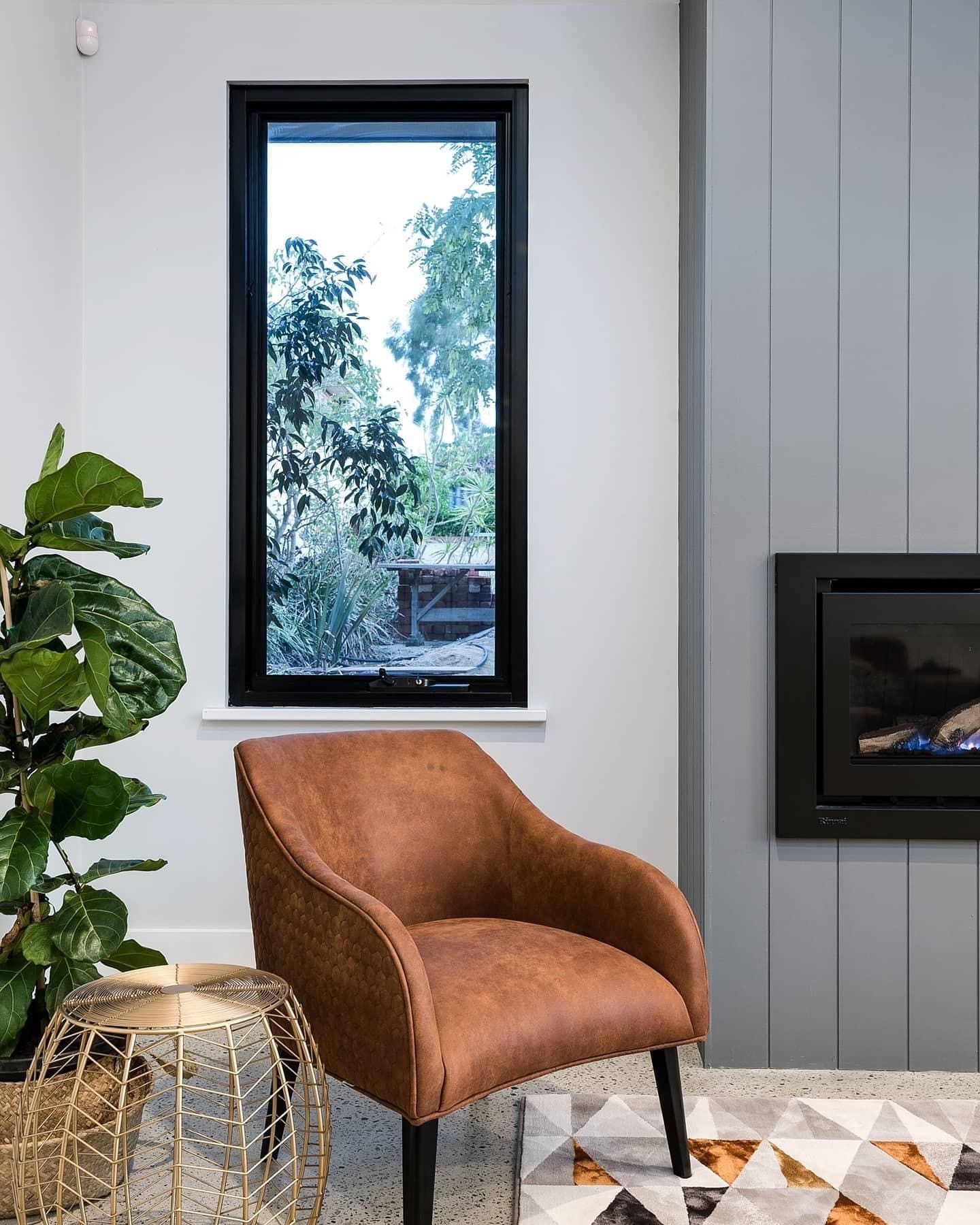 Black and white awning over the glass —Sliding Windows in Tamworth, NSW