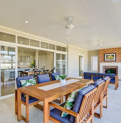 Outdoor entertaining area — Sliding Doors in Tamworth, NSW