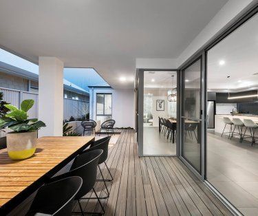 Table with stacker door — Stacker Doors in Tamworth, NSW