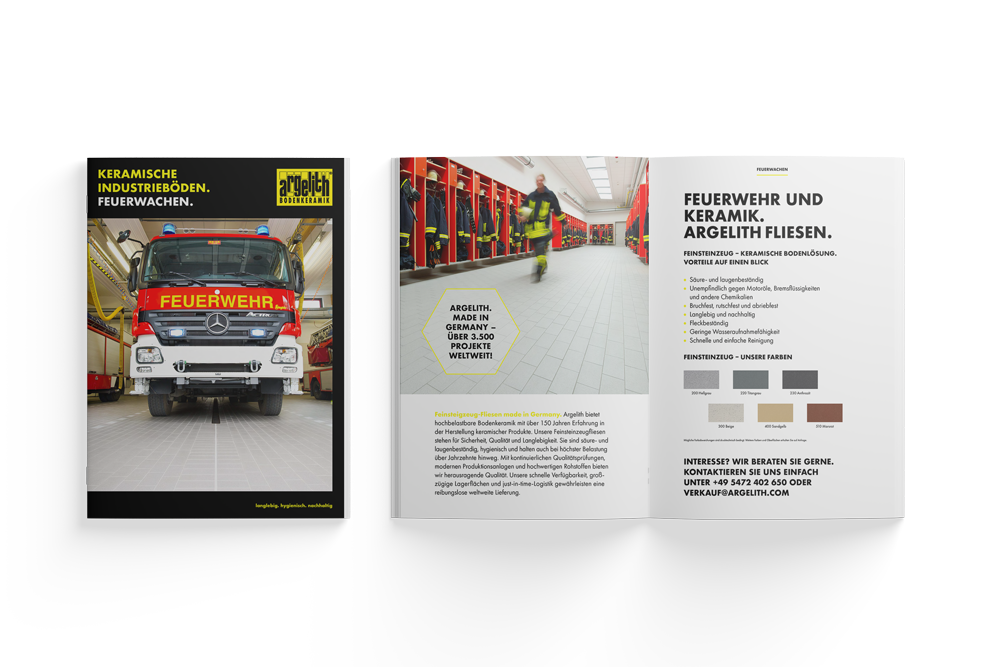 A fire truck is on the cover of a book.