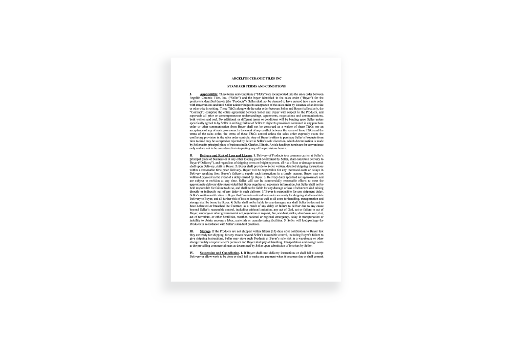 A piece of paper with a lot of text on it on a white background.