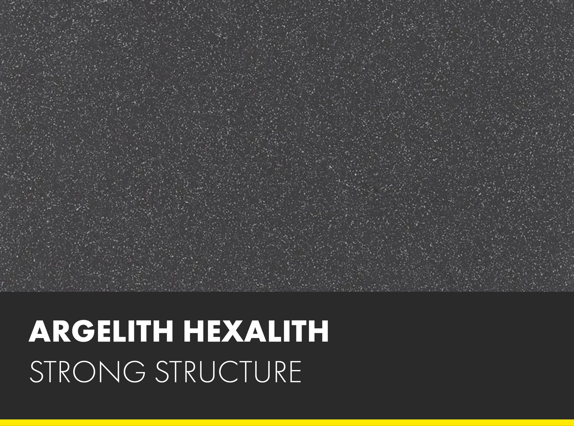 A black background with the words argelith hexalith strong structure