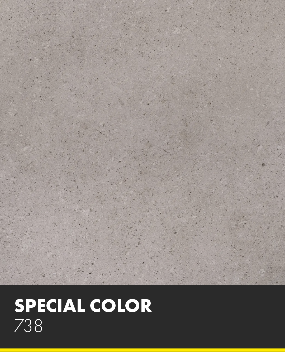 A close up of a special color 738 tile