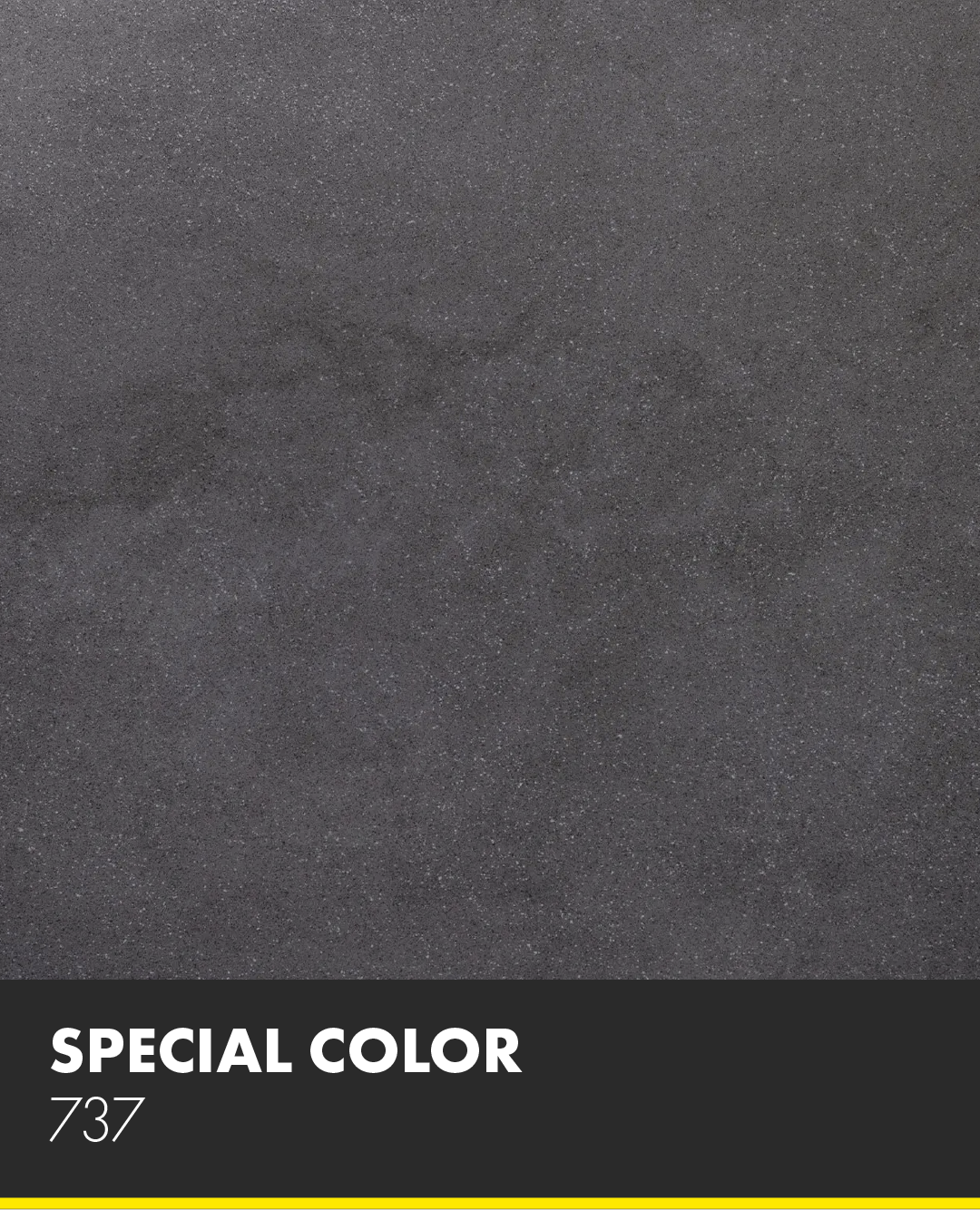 A black tile with the words special color 737 on it