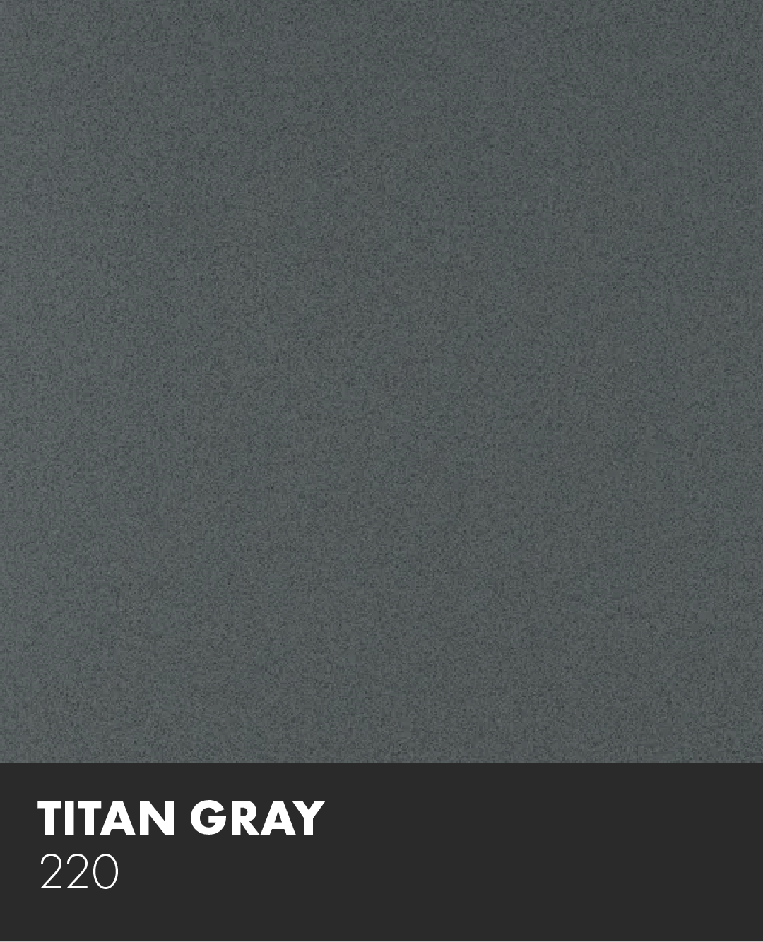 A close up of a titan gray 220 tile