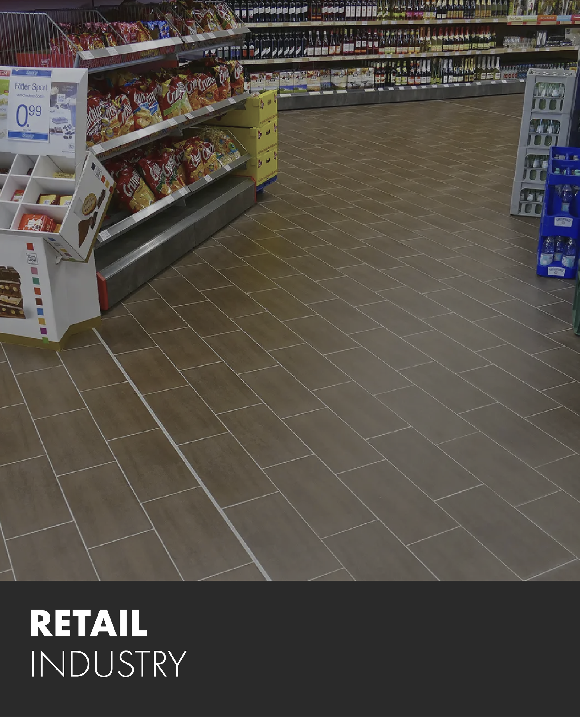 A picture of a grocery store called retail industry