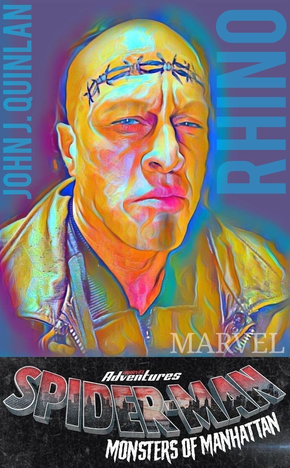 Actor John J. Quinlan Marvel Rhino Spider-Man MOM 2021 #JohnQuinlan #JohnJQuinlan