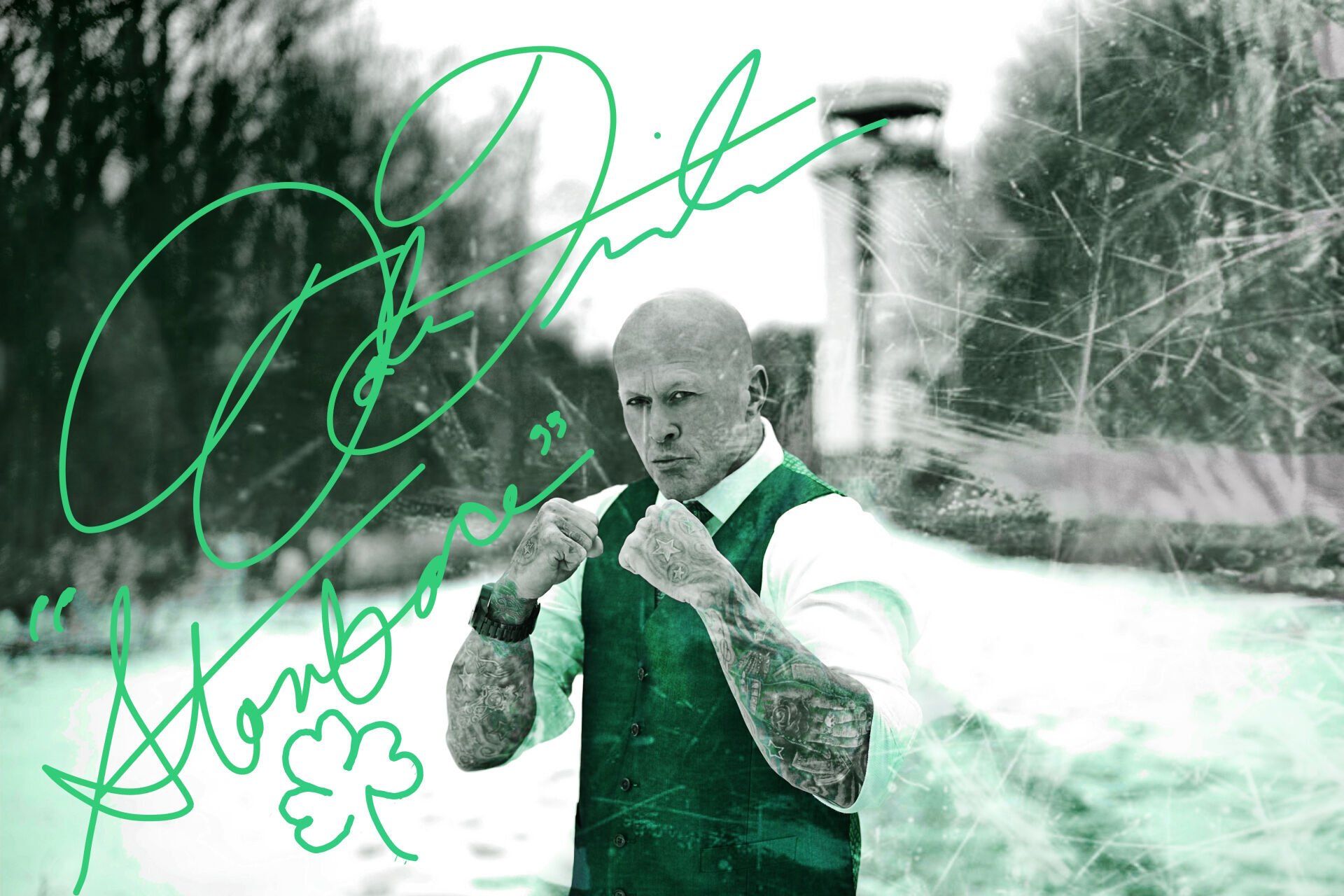 John J. Quinlan Signed Stoneface Autograph Promo