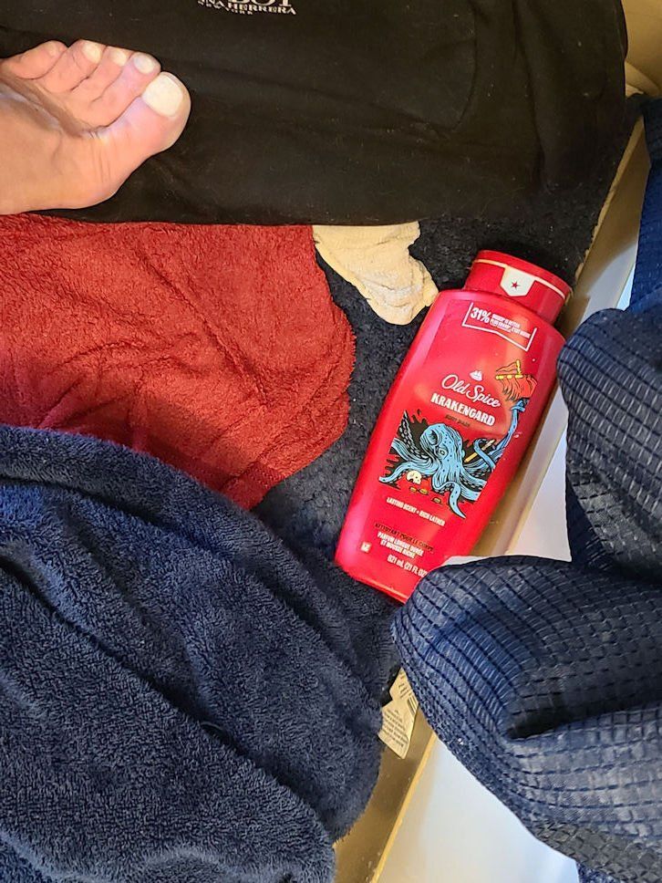 Old Spice Krakengard body wash is awesome