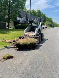 Lawn Mower with Grass— Hudson Valley, NY — Bastian Lawn and Landscape
