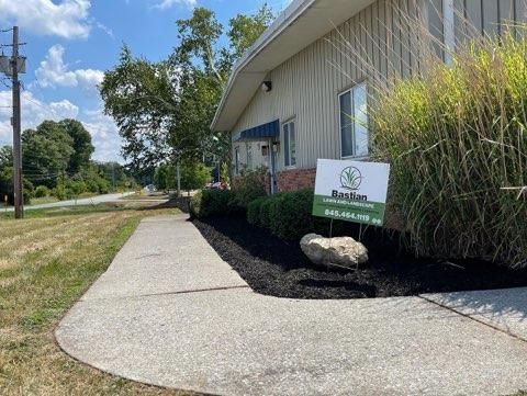 House Pathway Landscape — Hudson Valley, NY — Bastian Lawn and Landscape