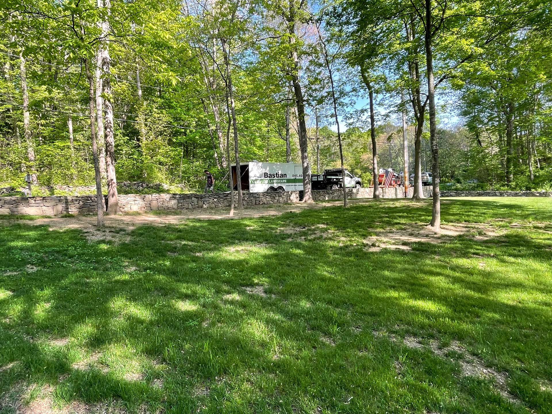 Mulch Install Before — Hudson Valley, NY — Bastian Lawn and Landscape