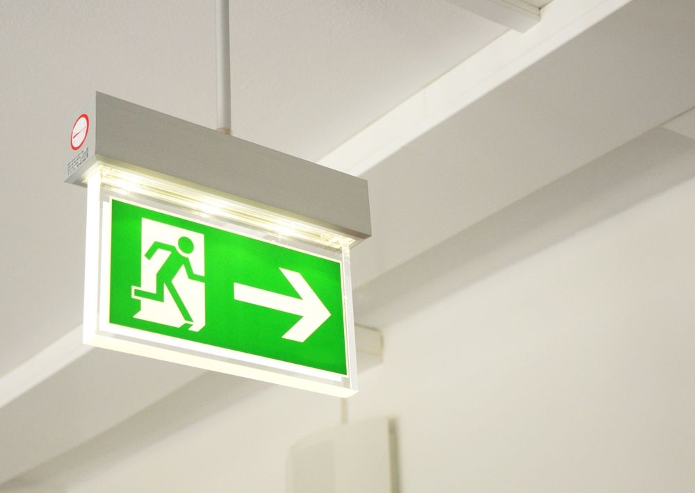 Emergency Light Fixture Mounted on a Wall — Intolec Electrical In Tweed Heads, NSW
