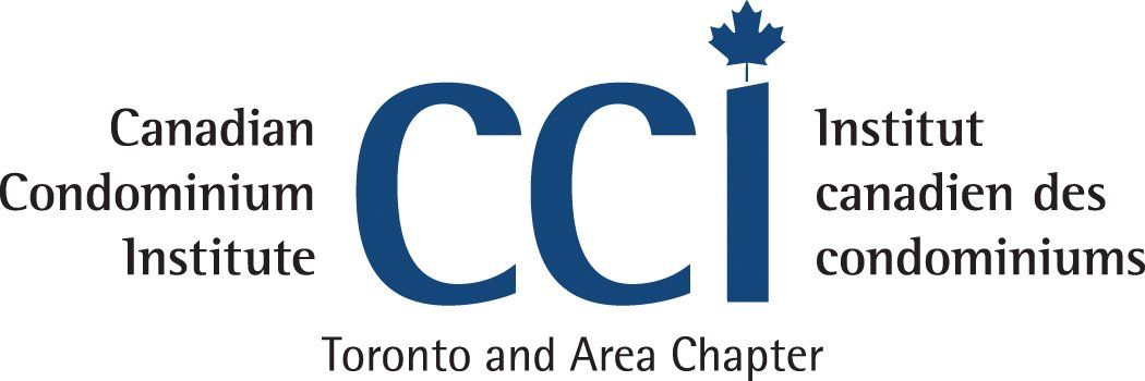 The logo for the canadian condominium institute toronto and area chapter
