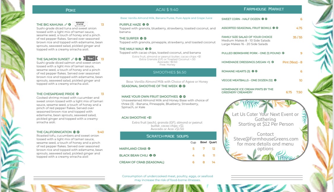Farmhouse Greens 99 Jones Ave Catonsville Md 21228 Farmhouse Greens 99 Jones Ave Catonsville Md 21228
