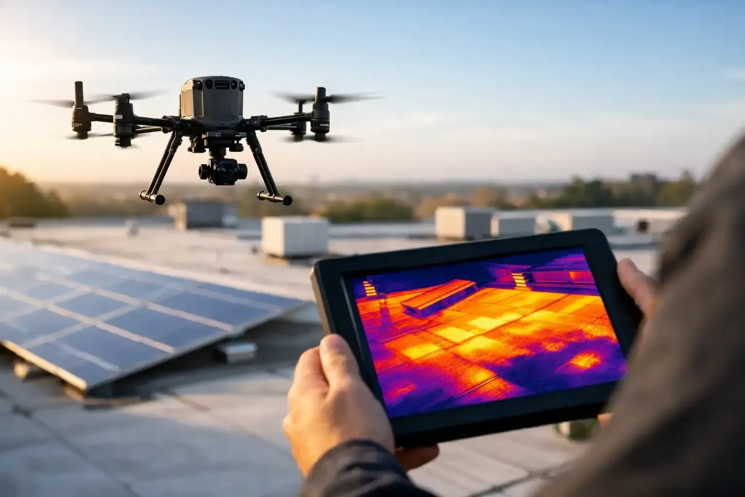 Phoenix Drone Pros - Thermal Roof Inspection Drone What It Finds