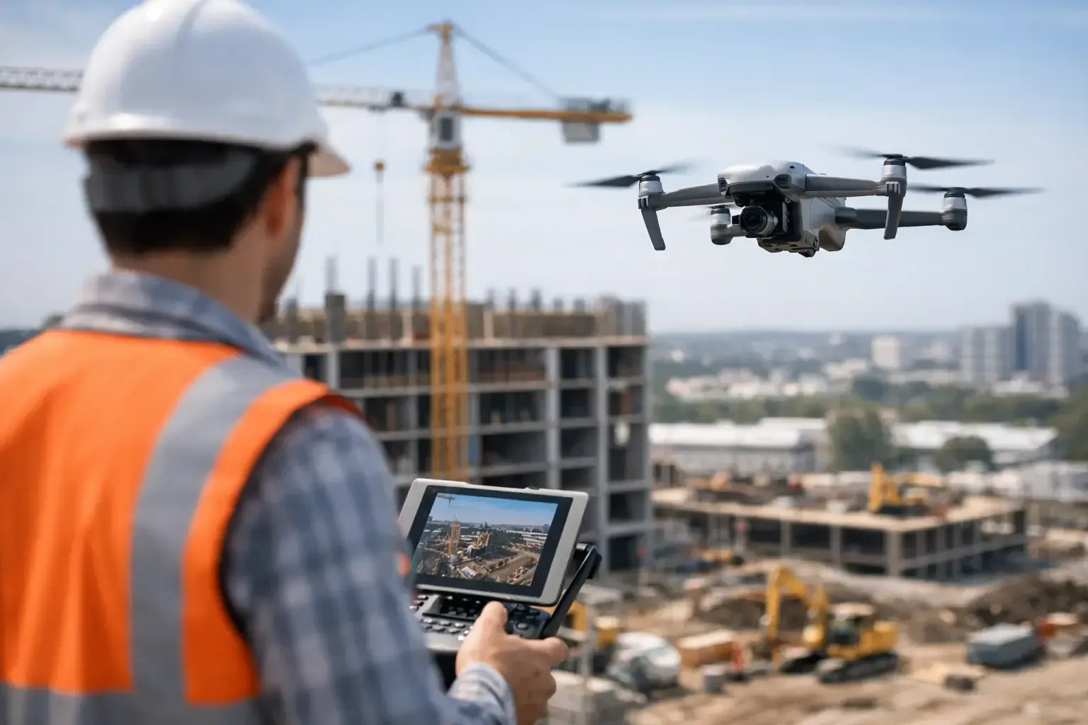 Phoenix Drone Pros, Robert Biggs, construction-progress-drone-photography