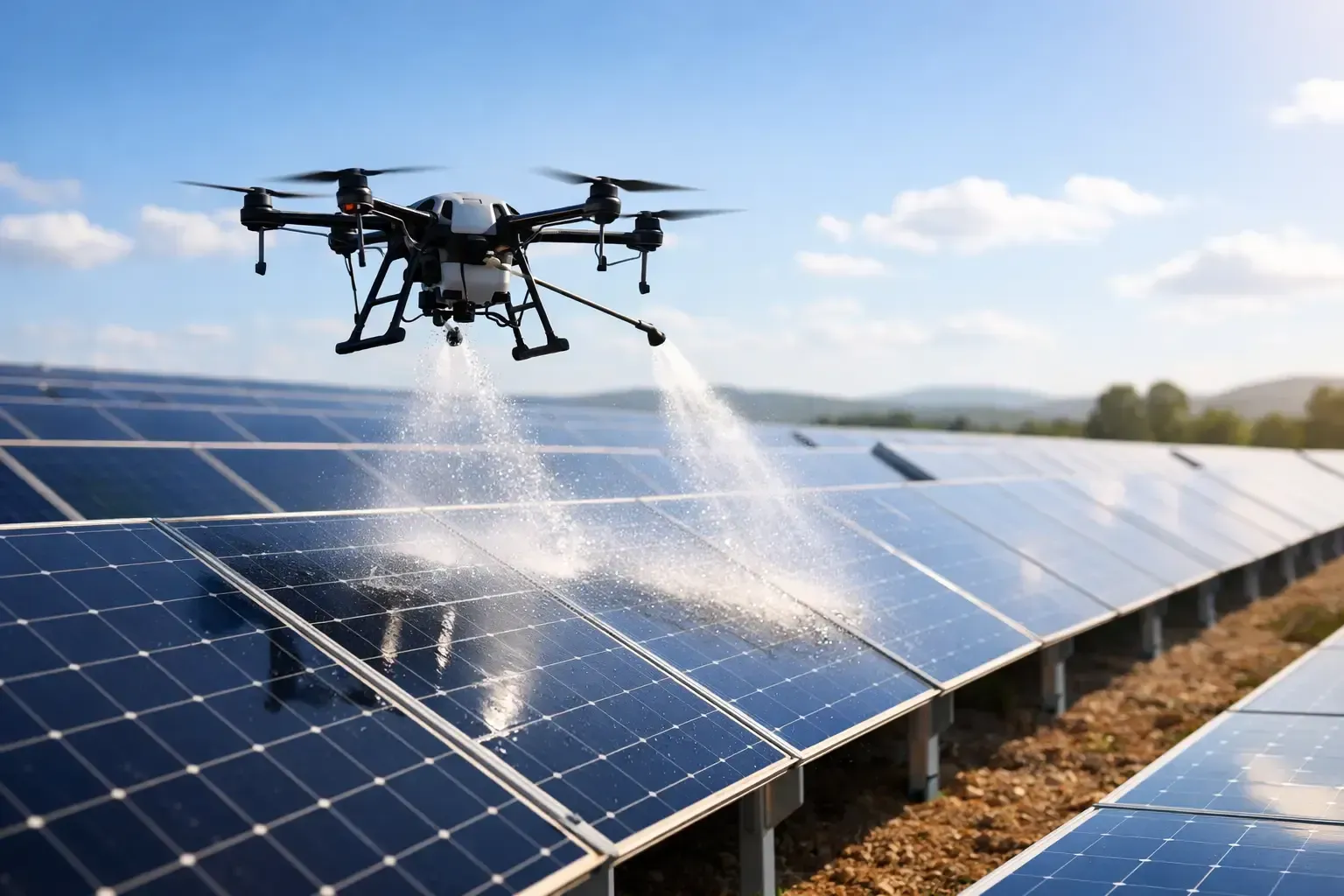 Drone Solar Panel Cleaning That Makes Sense