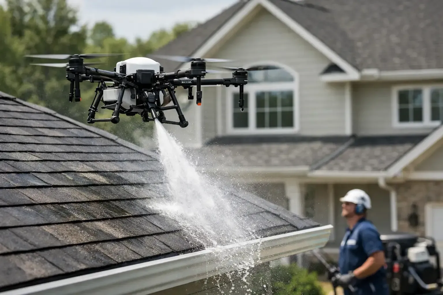 phoenix drone pros pressure-washing-drone-service