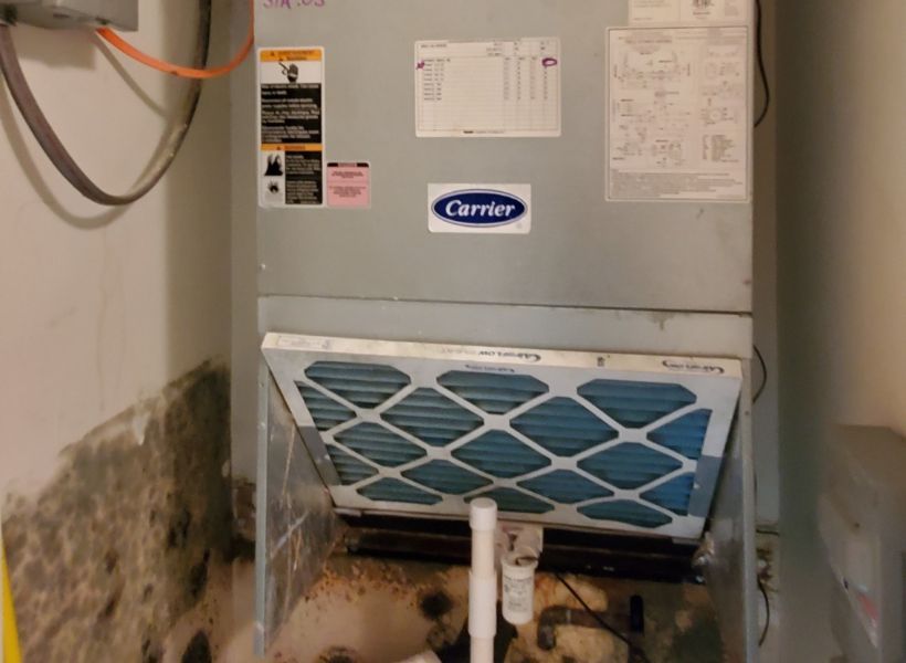 HVAC closet