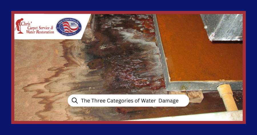 What Are the Three Categories of Water Damage? Understanding the Risks