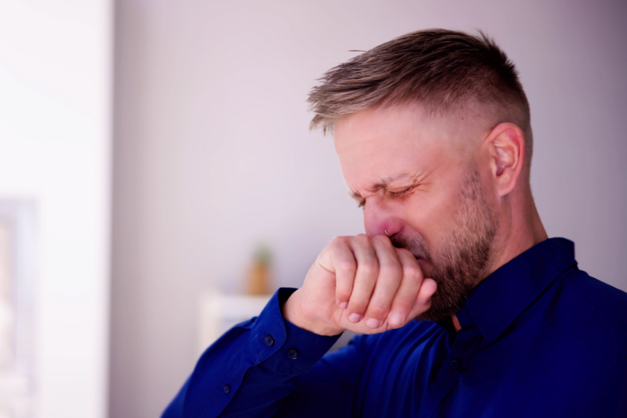 Musty smell indicating mold presence