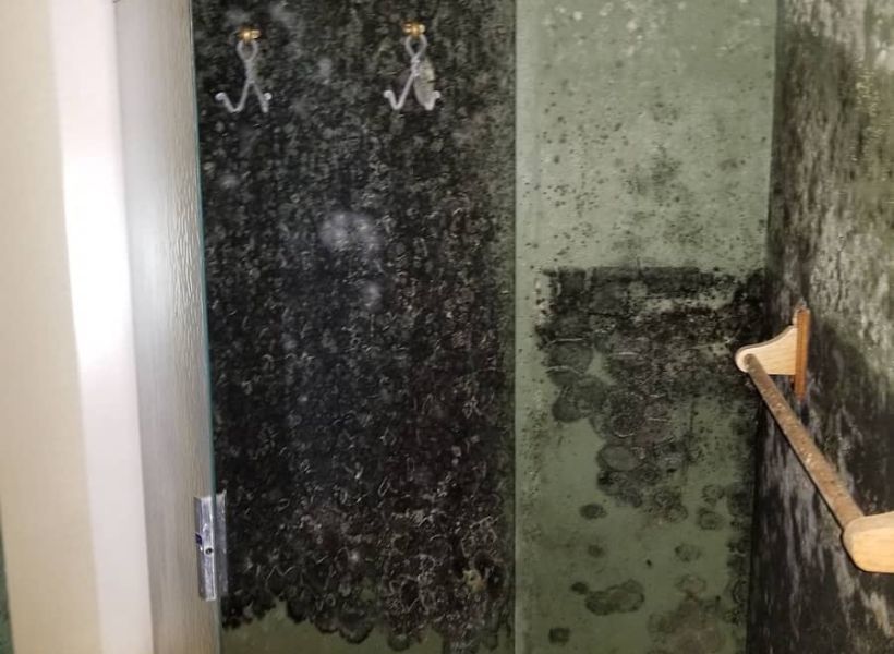 bathroom damage