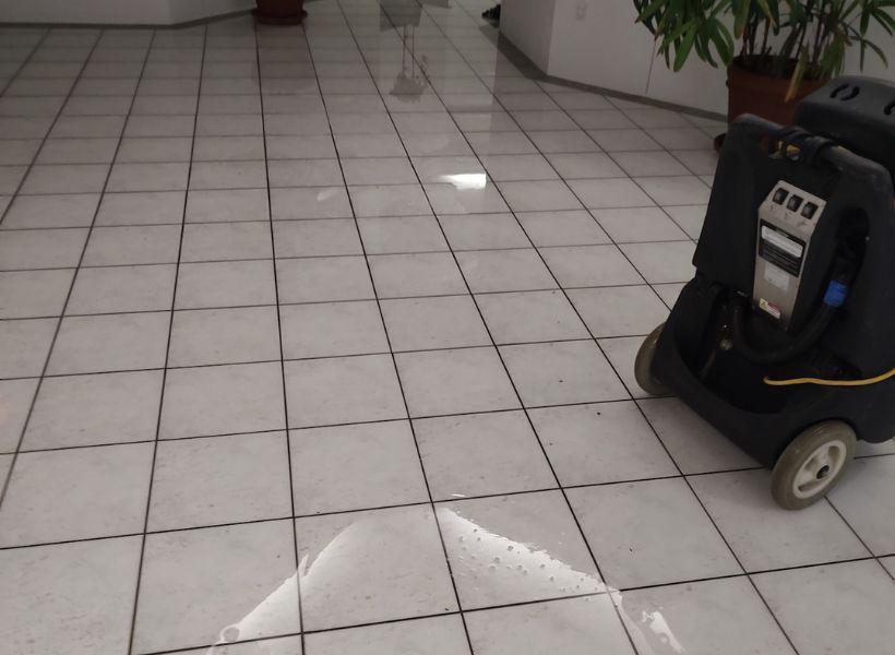 hall water damage