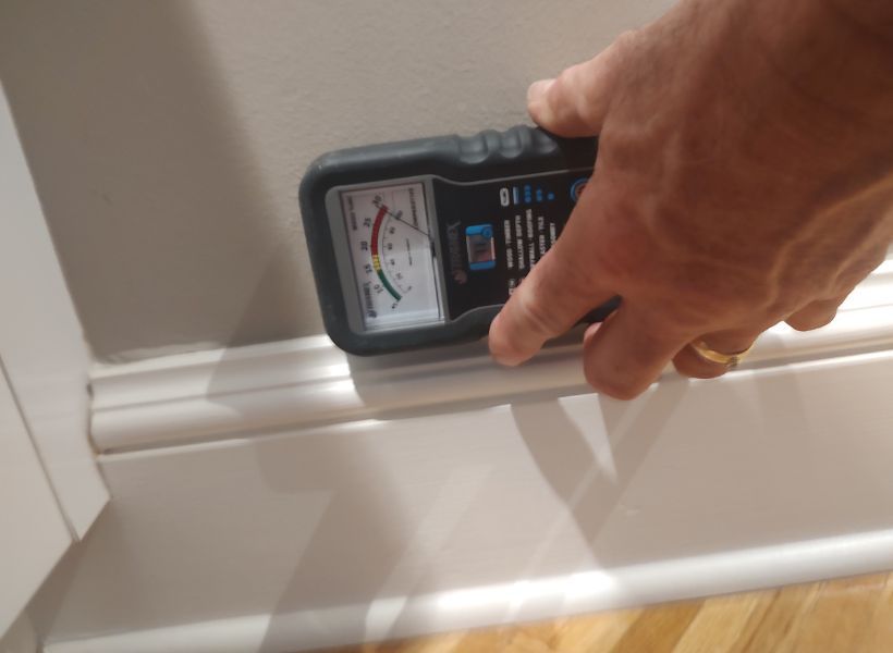 moisture meter reading