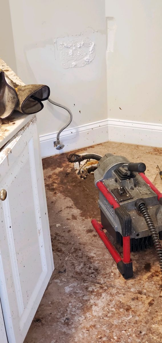 sewage cleanup