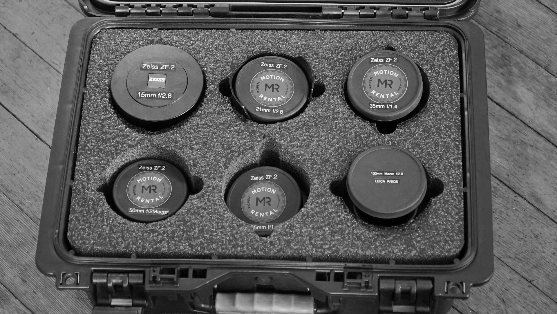 Zeiss ZF.2 Cine-Mod Prime Set with Canon EF Mount