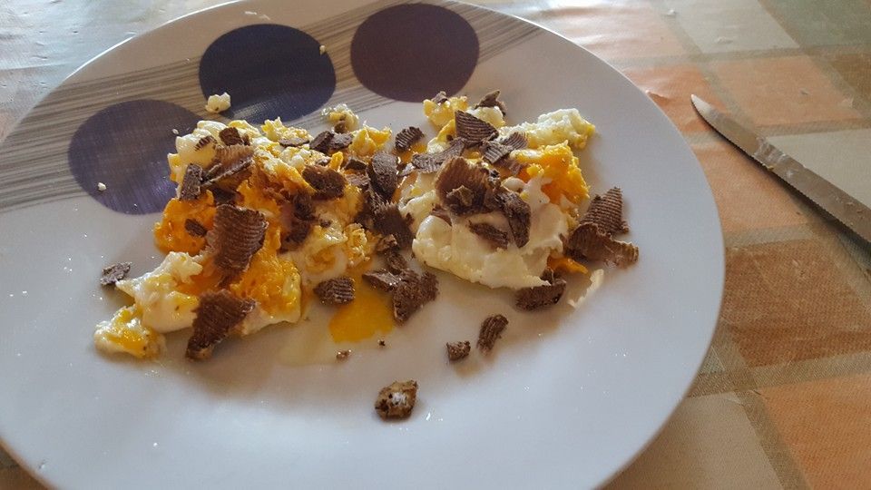 piatto a base di tartufo