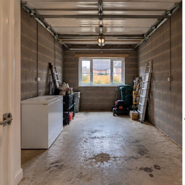 Before: Garage conversion to living room