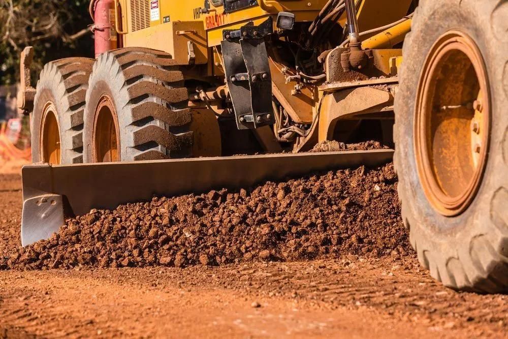 Earthmoving In Rockhampton Grader Levelling Soil