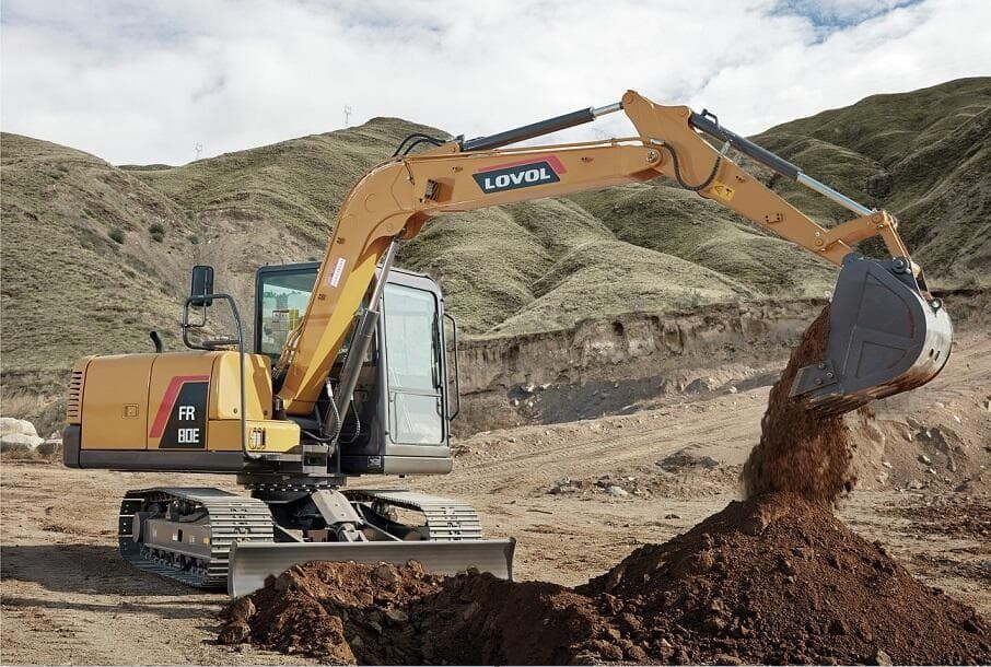 Lovol FR80E 8T Excavator — Huntlys Heavy Equipment in Gracemere, QLD