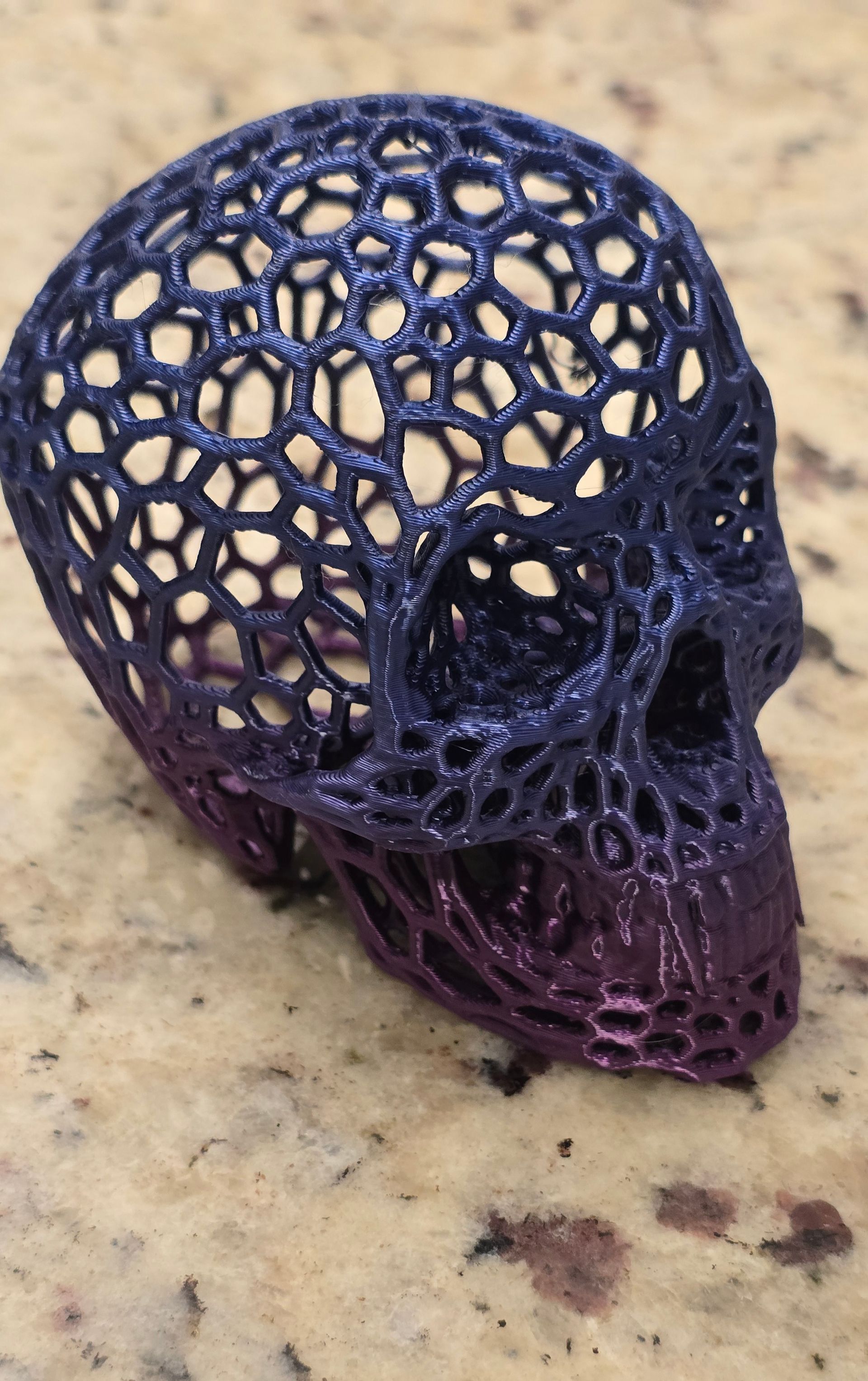 3D Printed Vampire Skull