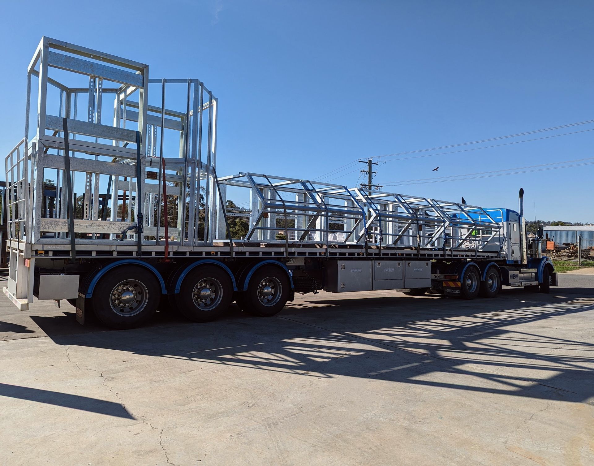 Steel Fabricated Frames on Truck— Eddies Trailers & Fab in Muswellbrook, NSW