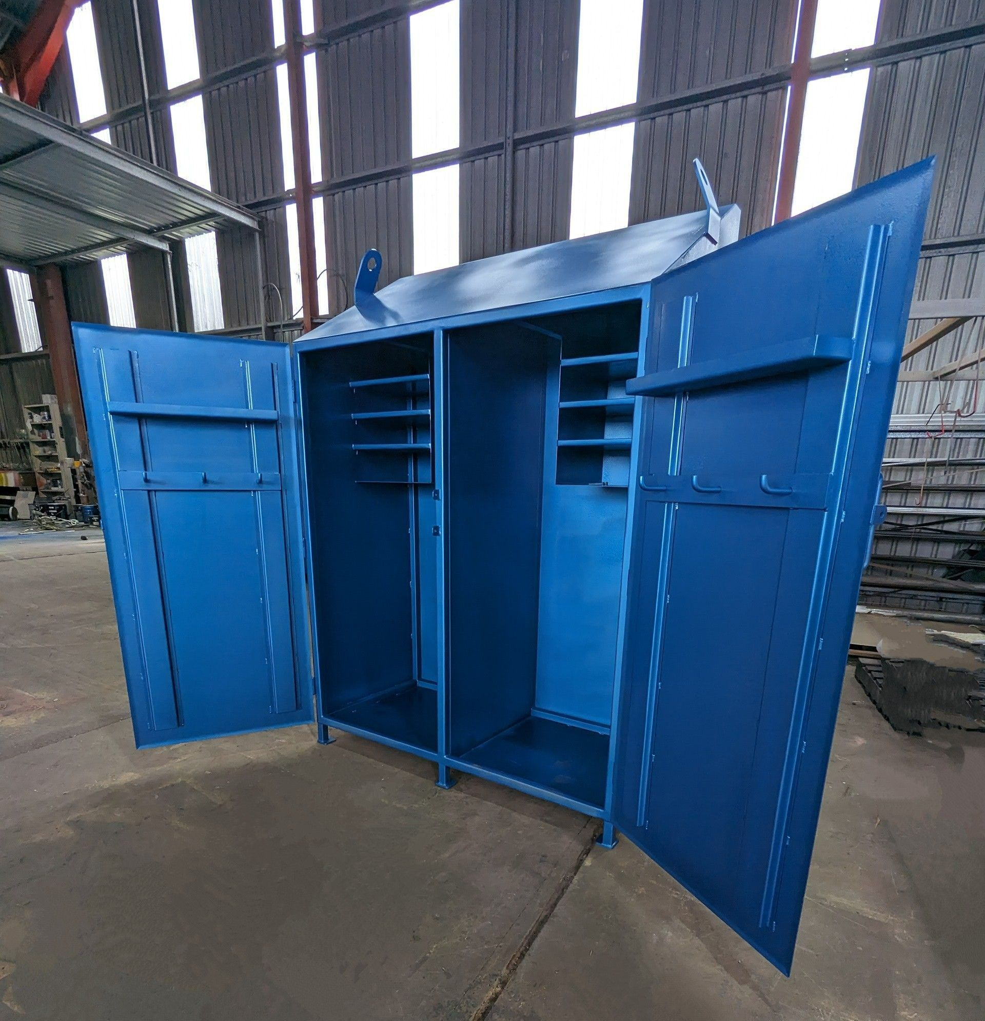 Blue Cupboard Painted — Eddies Trailers & Fab in Muswellbrook, NSW