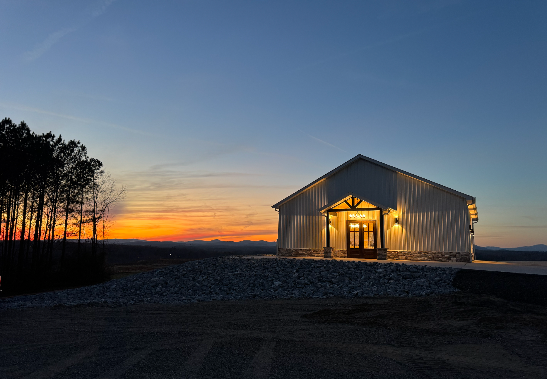 Legacy Chapel at sunset