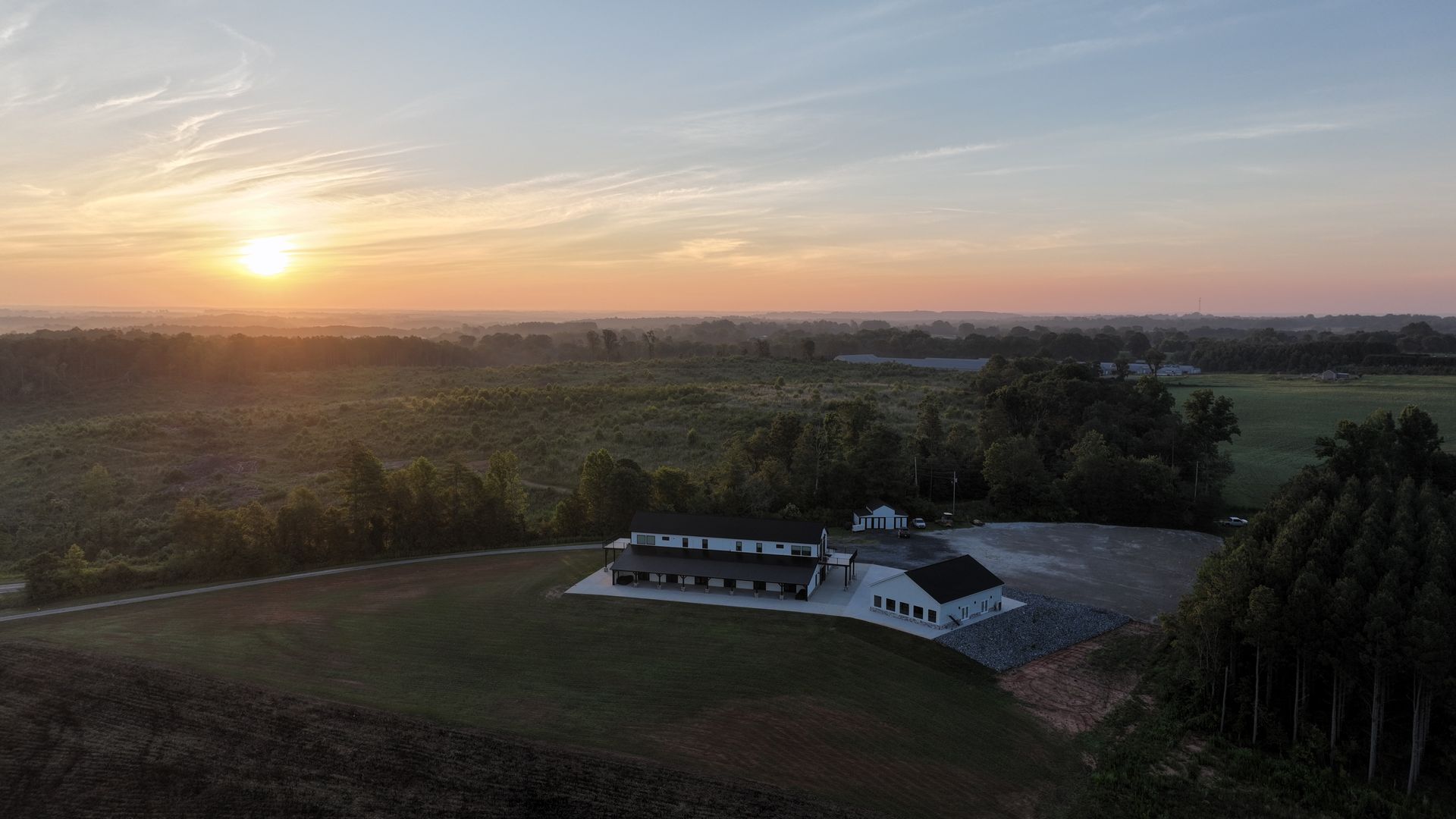 Sunrise at Carmichael Farm