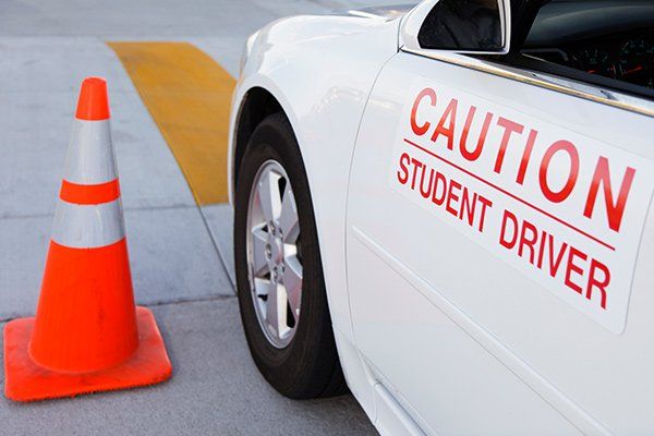 Caution Signage — Bob Shropshire Driving School — Cincinnati, OH