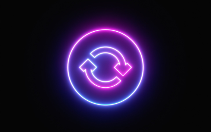 neon symbol recycling
