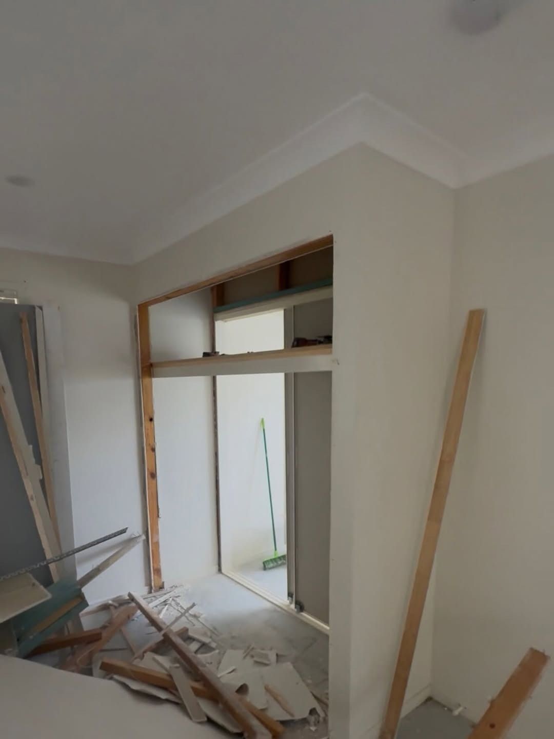 An Unfinished Room During Renovation — RAC Carpentry Services in Pimpama, QLD