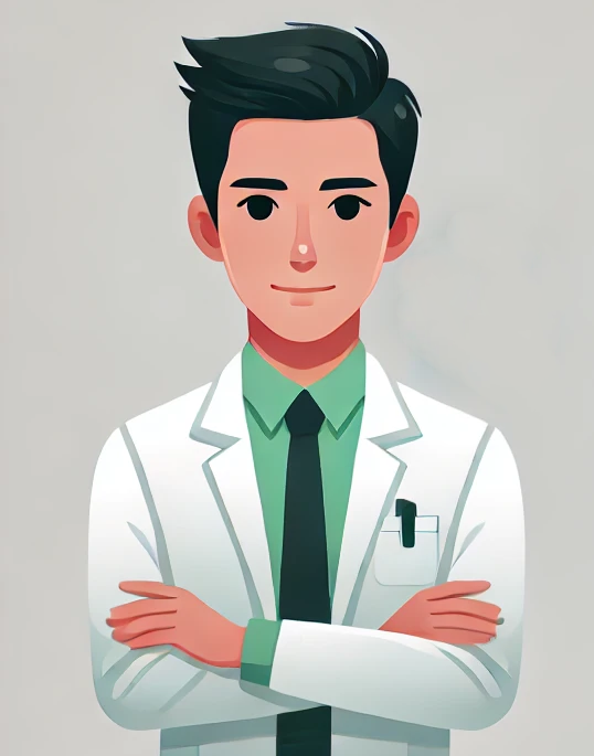Illustrazione dottore dentista