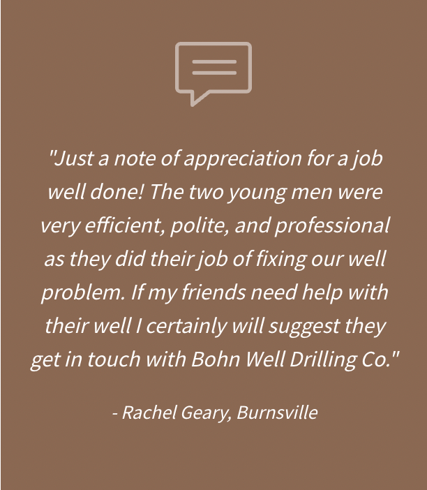 A quote from rachel geary burnsville about a job well done