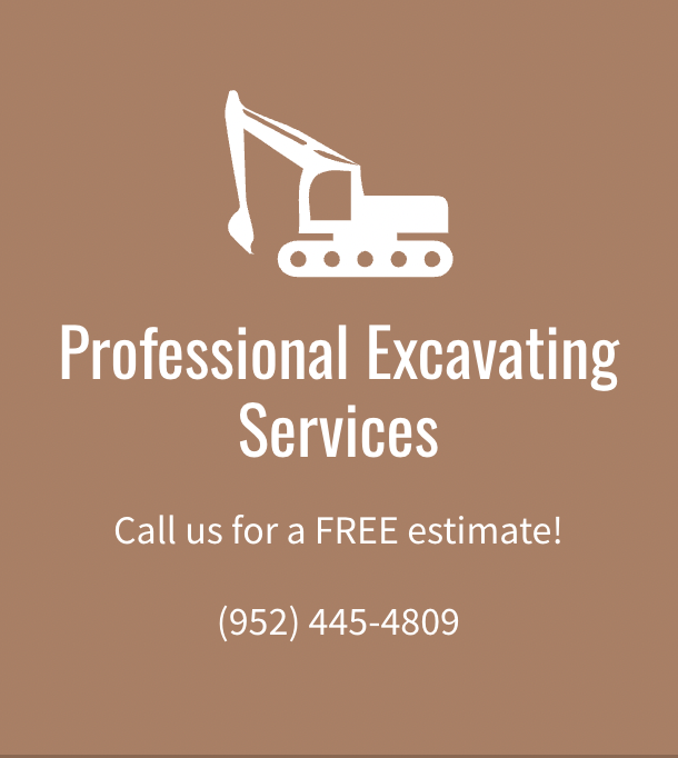 Professional excavating services.