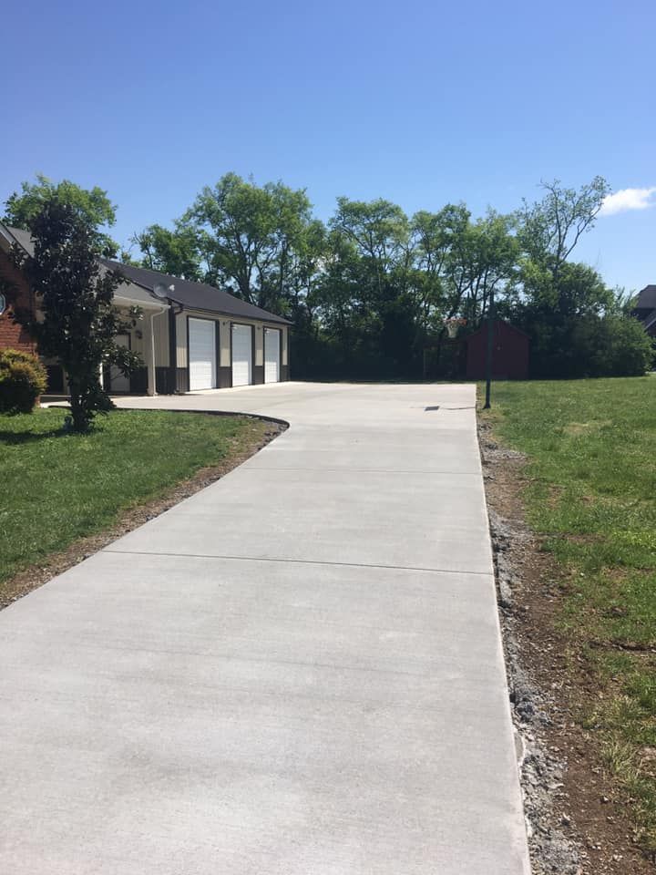 concrete driveways